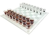Edles Echtglas-Trinkspiel „Schach“ - 2