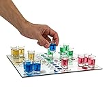 Würfel Trinkspiel / Saufspiel aus Glas – Drinking Ludo - 3