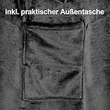 Profi Kuscheldecke mit Ärmeln 200 x 150 cm in verschiedenen Farben - 3