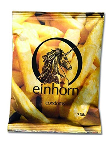 Einhorn Pommes Kondome